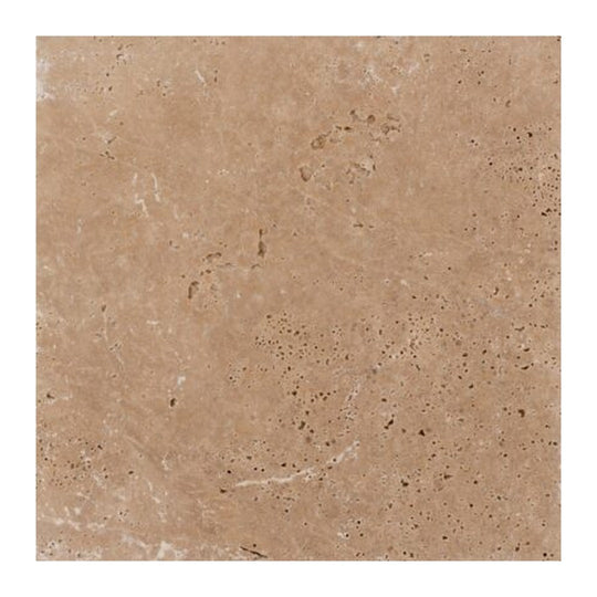 Keystone 6" x 6" Ivory Light Sandblasted Travertine Paver