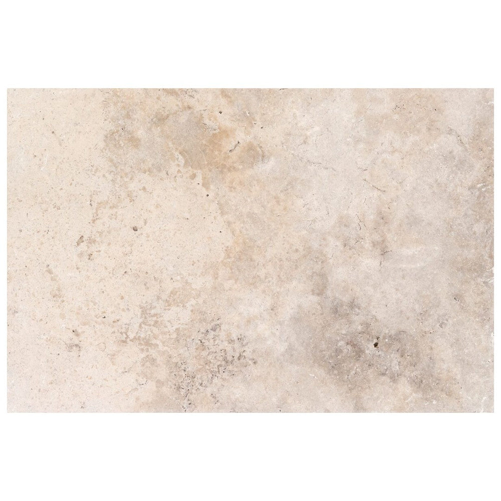 Keystone 16" x 24" Nordic Silver Tumbled Travertine 5Cm Paver