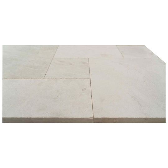 Keystone Troy Beige Sandblasted Marble Versailles Pattern Paver-Troy Beige