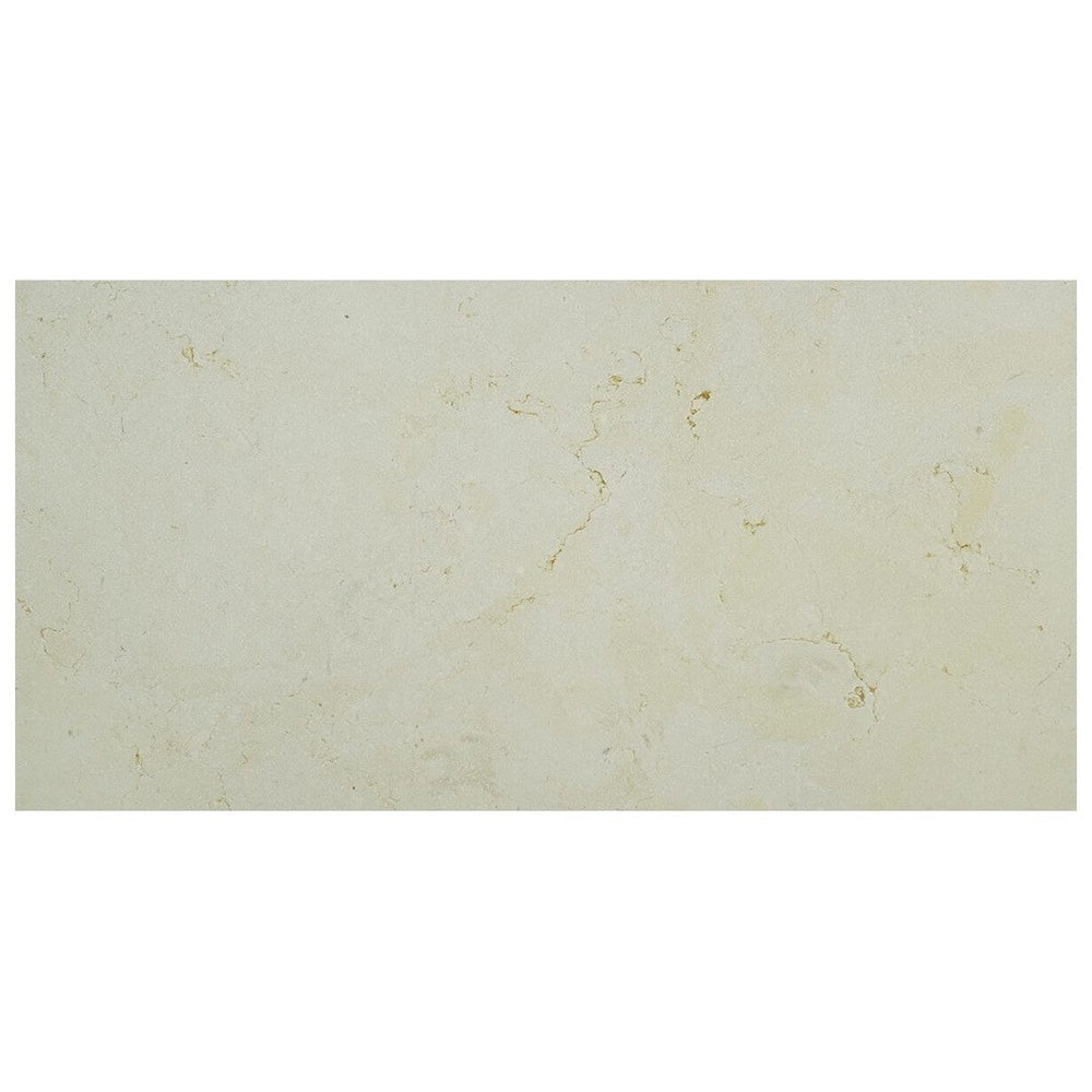 Keystone 12" x 24" Ivory Extra Marble 3Cm Bullnose Coping