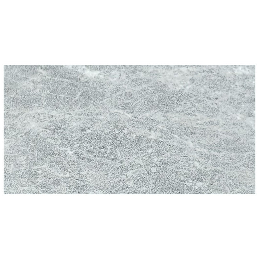 Keystone 12" x 24" Cleopatra Gray Sandblasted Marble 5Cm Bullnose Coping