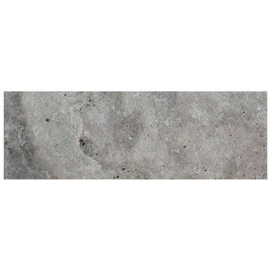 Keystone 4" x 12" Nordic Silver Tumbled Travertine 5Cm Paver