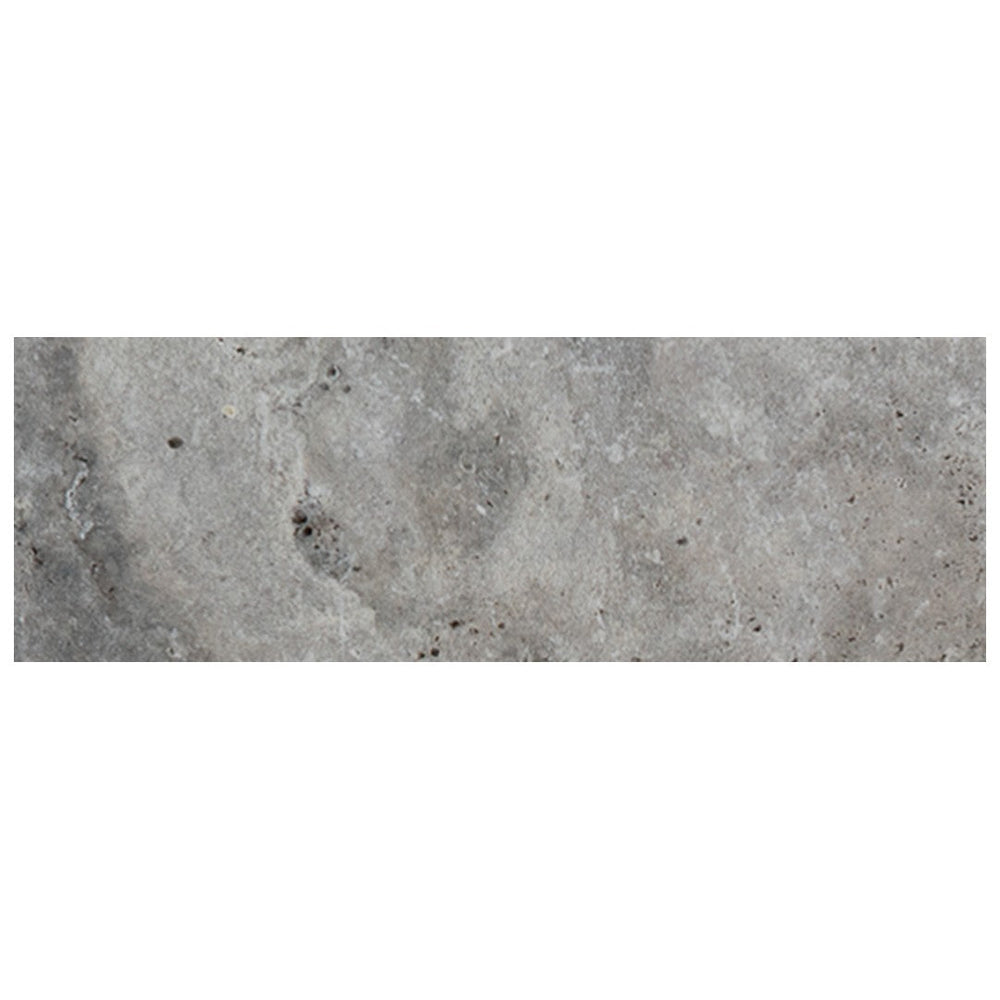 Keystone 4" x 12" Nordic Silver Travertine 5Cm Bullnose Coping