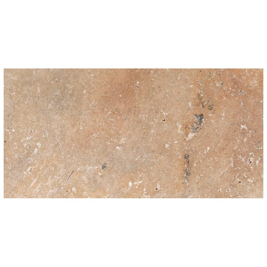 Keystone 4" x 12" Ivory Rustic Tumbled Travertine 5Cm Paver