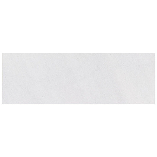 Keystone 4" x 12" Snow White Sandblasted Marble 5Cm Bullnose Coping