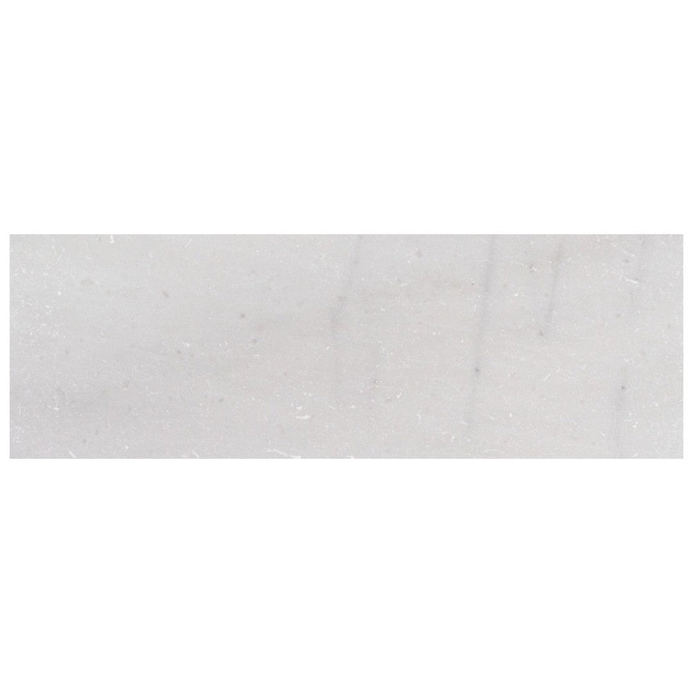 Keystone 4" x 12" Snow White Marble 5Cm Bullnose Coping