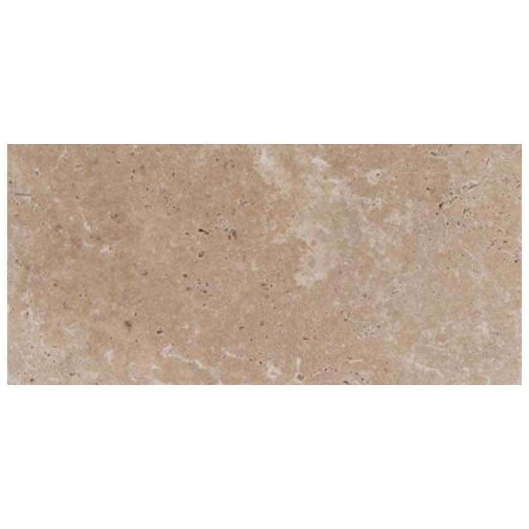 Keystone 4" x 12" Ivory Light Travertine 5Cm Bullnose Coping