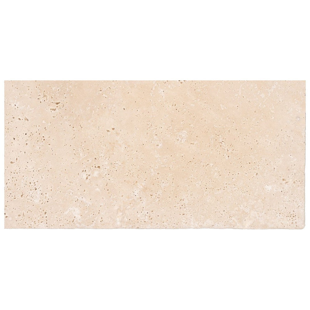 Keystone 4" x 12" Extra Light Travertine 5Cm Bullnose Coping