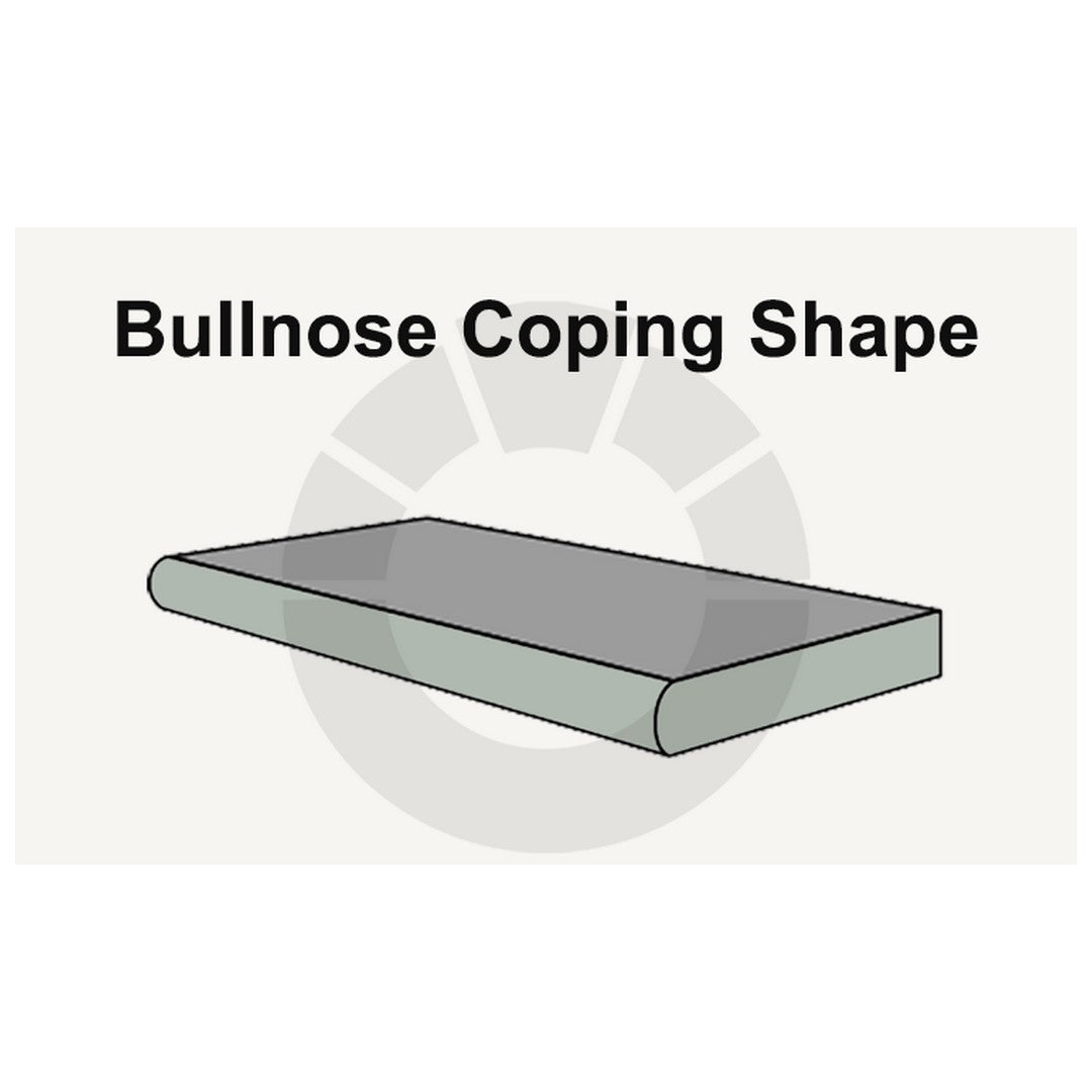 Keystone 4" x 12" Troy Beige Sandblasted Marble 5Cm Bullnose Coping-Troy Beige