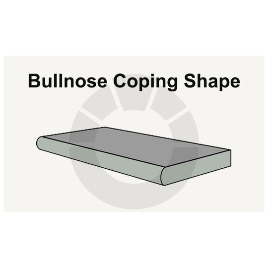 Keystone 4" x 12" Troy Beige Sandblasted Marble 5Cm Bullnose Coping-Troy Beige