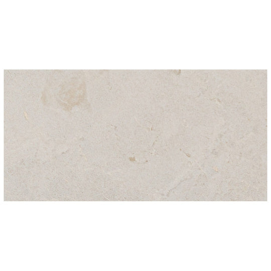 Keystone 4" x 12" Troy Beige Sandblasted Marble 5Cm Bullnose Coping