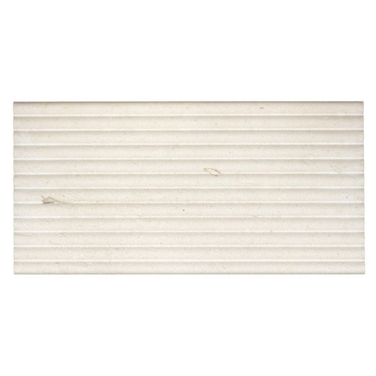 Emser 12" x 24" Flutique Honed Limestone Wall Tile