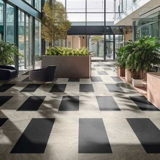 Karndean-18-x-18-Art-Select-Gluedown-Beveled-Luxury-Vinyl-Tile-30mil-Corinthian-Marble