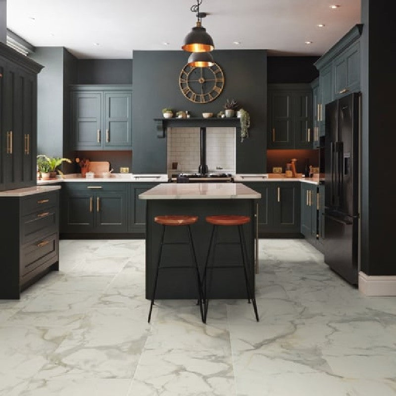 Karndean-18-x-36-Art-Select-Gluedown-Beveled-Luxury-Vinyl-Tile-30mil-Calacatta-d'Oro