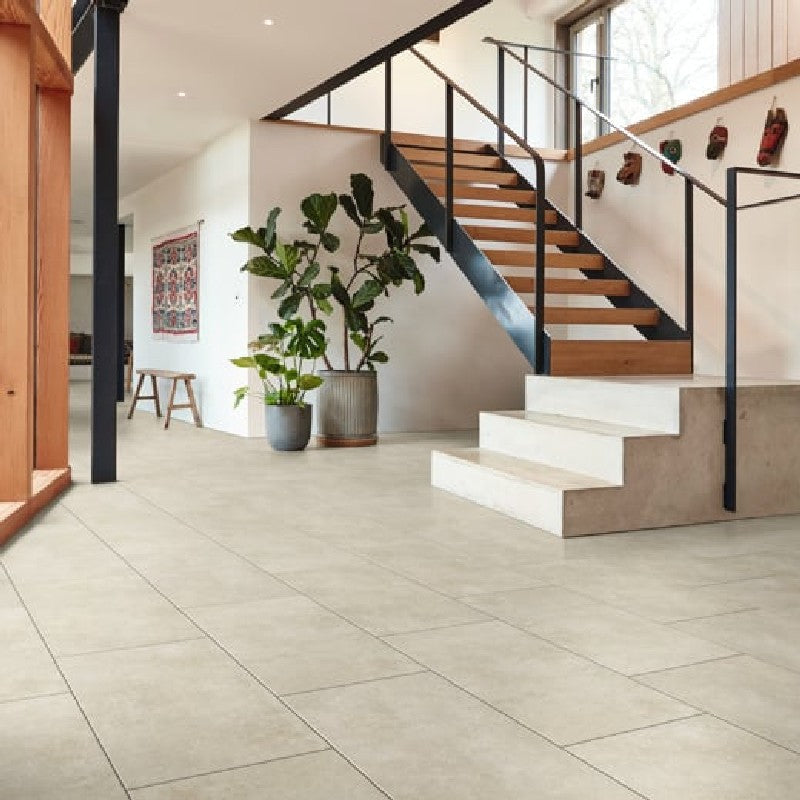 Karndean-18-x-36-Art-Select-Gluedown-Beveled-Luxury-Vinyl-Tile-30mil-Pavimento-Crema