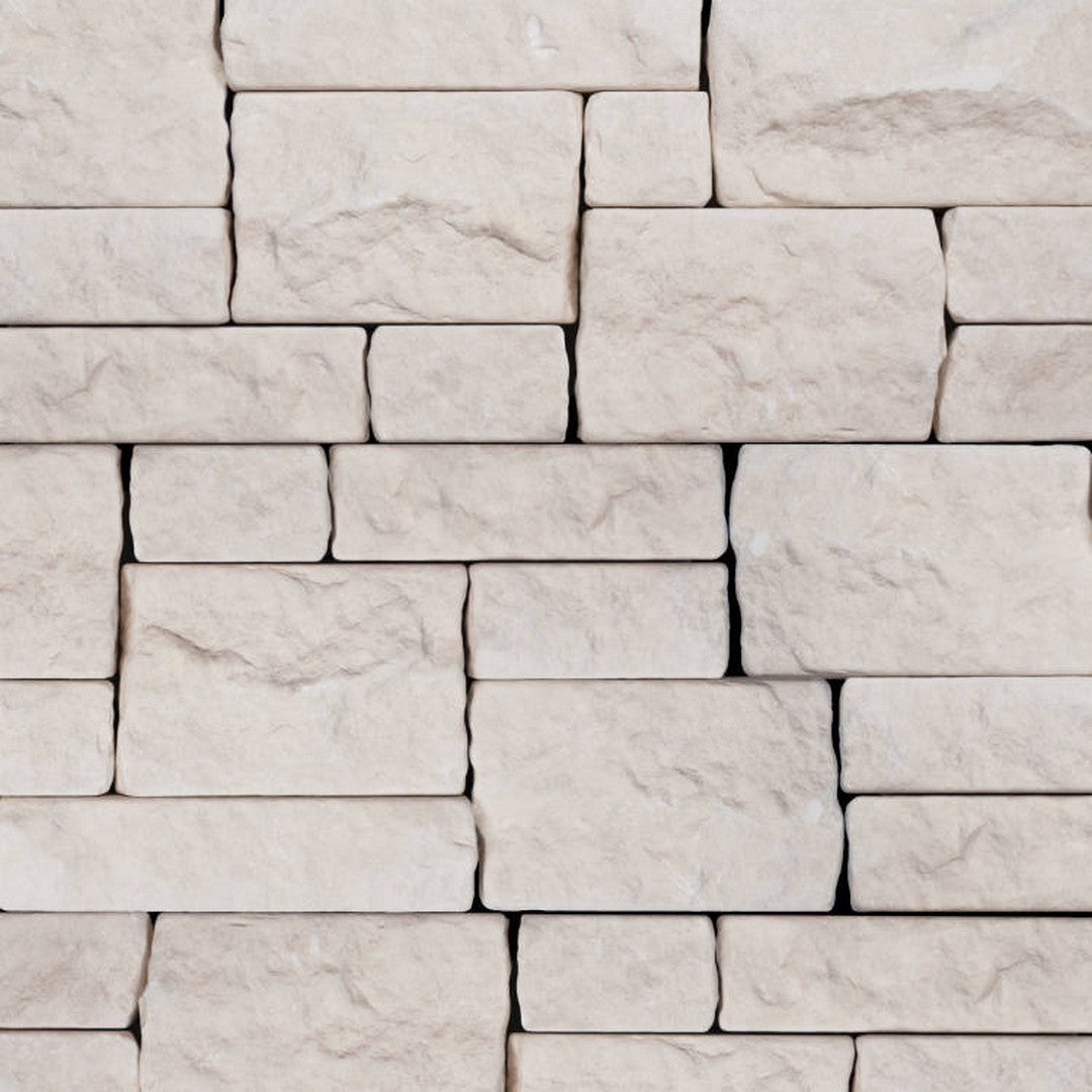 Bedrosians Limestone 8" x 22" Wired Mesh Tumbled Ledger