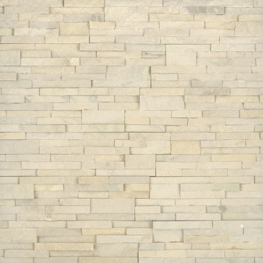 MS International RockMount Sedona Beige 6" x 24" Split Face Stacked Stone Panel Sandstone Ledgestone