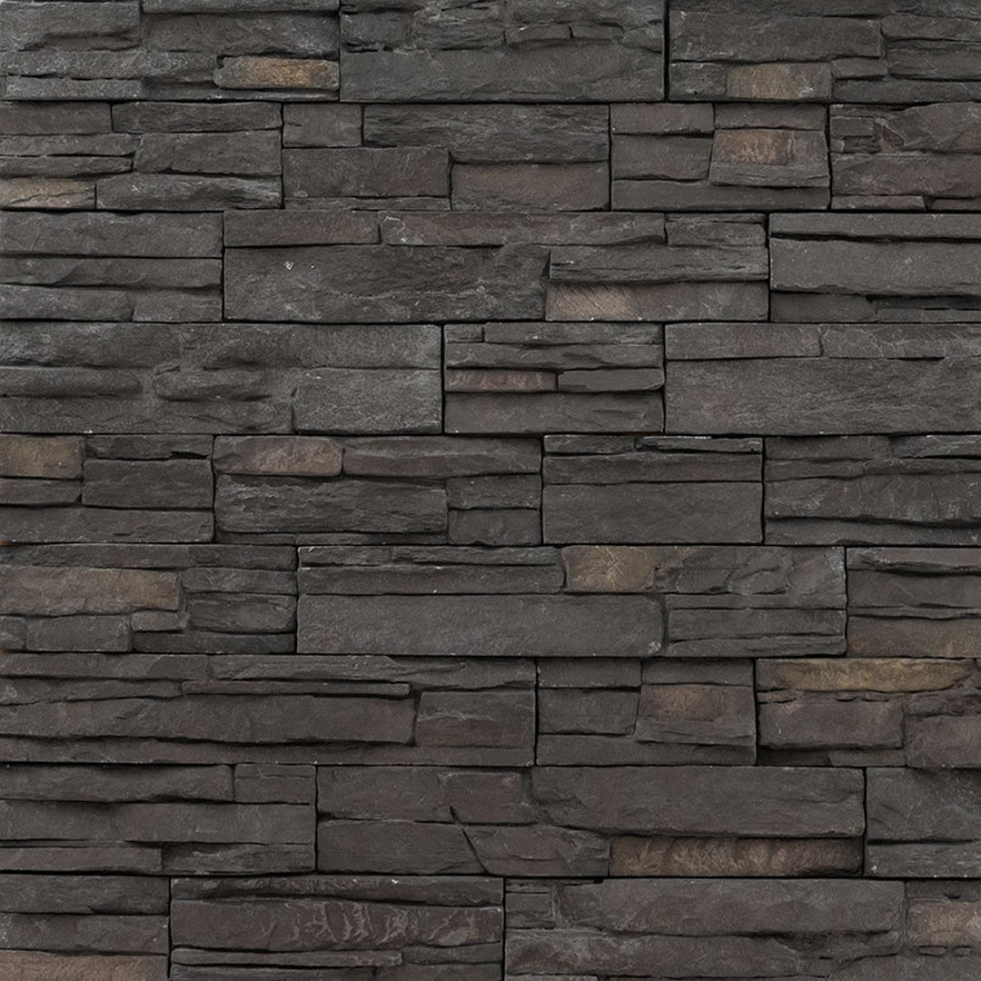 MS International Terrado Denali Anthracite 4" x RL Natural Manufactured Stone Veneers Concrete Ledgestone