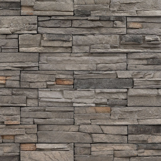 MS International Terrado Denali Gray 4" x RL Natural Manufactured Stone Veneers Concrete Ledgestone