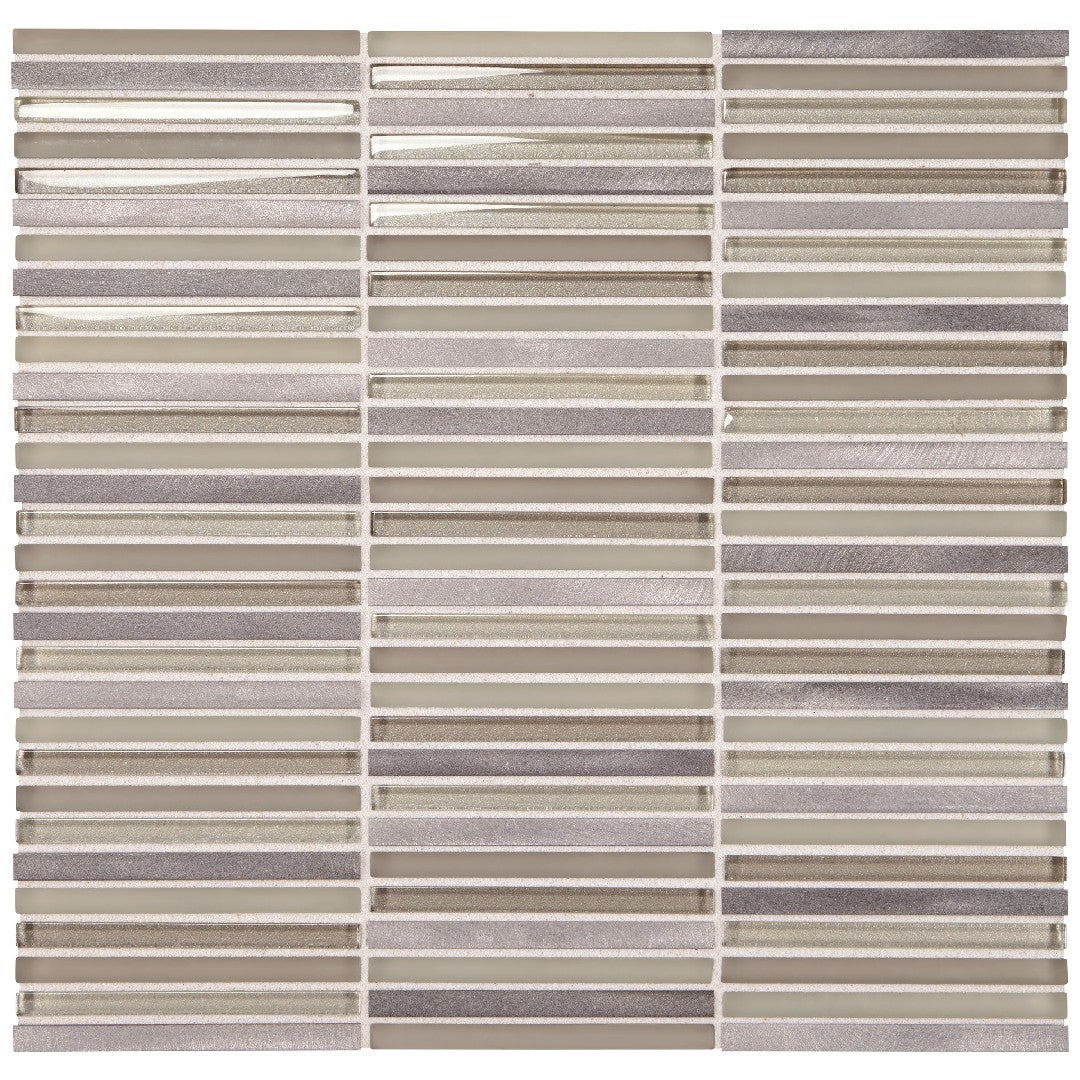 Daltile-Lucent-Skies-12-x-12-Satin-Natural-Stone-3/8x4-Stacked-Deco-Wall-Mosaic-Tiwlight-Gleam