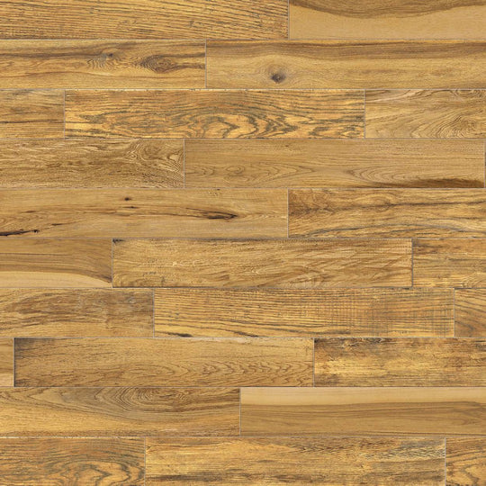 Floors 2000 Lacquered Wood 6" x 36" Pressed Matte Porcelain Plank