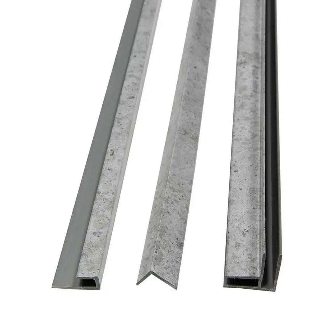 LICO US 94" Shower Accessory Waterproof Vinyl Trim Kit 6 Pieces