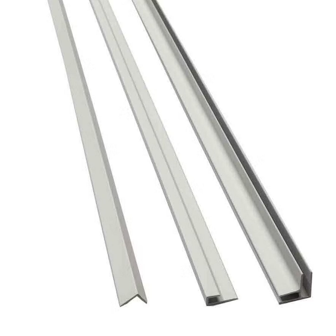 LICO US 94" Shower Accessory Waterproof Vinyl Trim Kit 6 Pieces