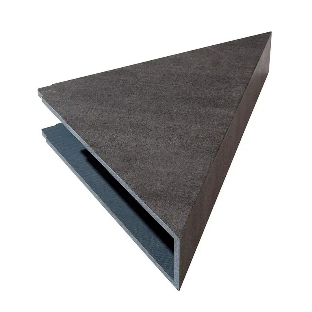 LICO US 7" x 15" Waterproof Vinyl Corner Shower Shelf