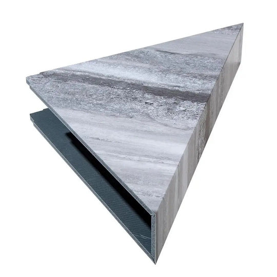 LICO US 7" x 15" Waterproof Vinyl Corner Shower Shelf