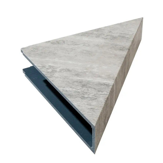 LICO US 7" x 15" Waterproof Vinyl Corner Shower Shelf