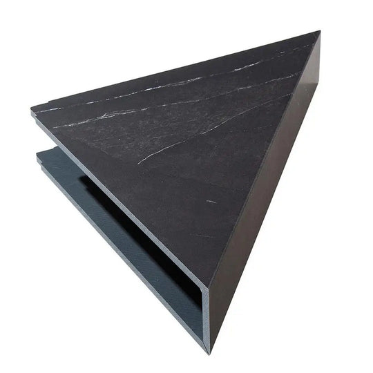 LICO US 7" x 15" Waterproof Vinyl Corner Shower Shelf