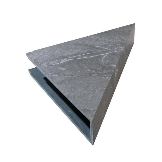 LICO US 7" x 15" Waterproof Vinyl Corner Shower Shelf