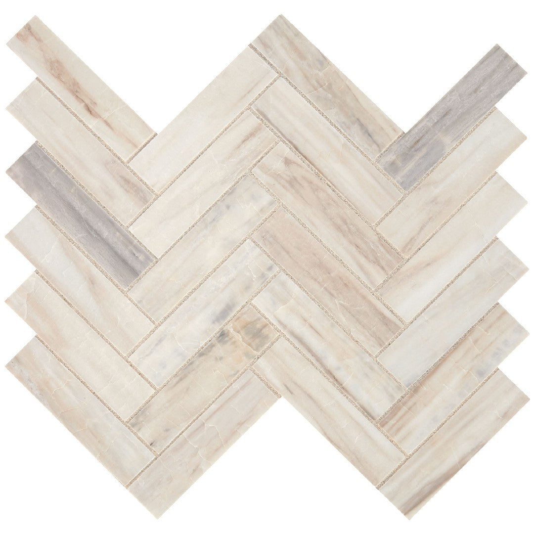 Daltile-Fonte-7-x-11-Honed-Natural-Stone-1x4-Herringbone-Mosaic-Pier-White