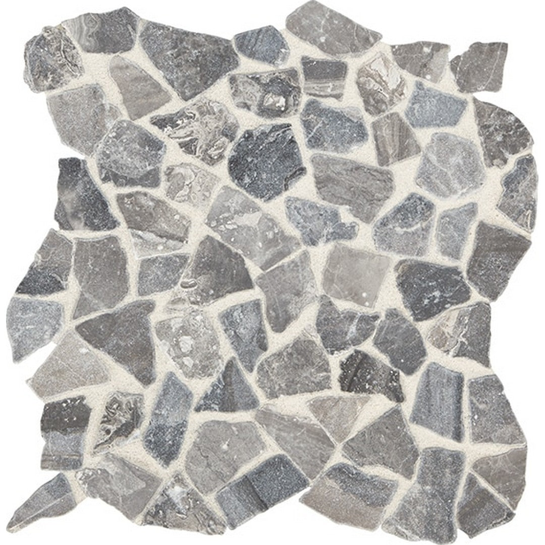 American Olean 12" x 12" Presario Pebble Marble Mosaic Tumbled