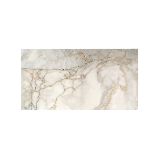 Emser 12" x 24" Calacata Honed Marble Tile