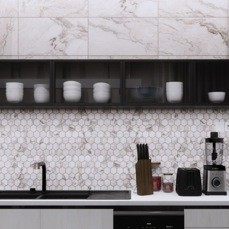 Emser-12-x-12-Lenza-Honed-2-Hexagon-Marble-Mosaic-Fiore