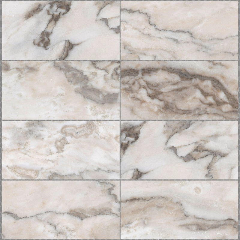 Emser 12" x 12" Lenza Honed 3x6" Stacked Marble Mosaic