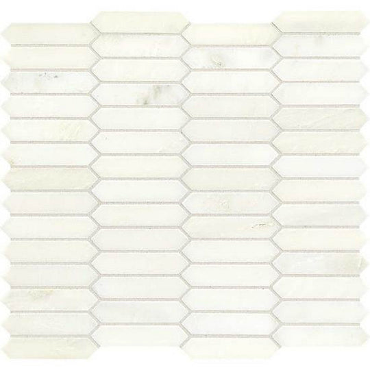 American Olean Candora Polished 12" x 12" Natural Stone Linear Hex Mosaic