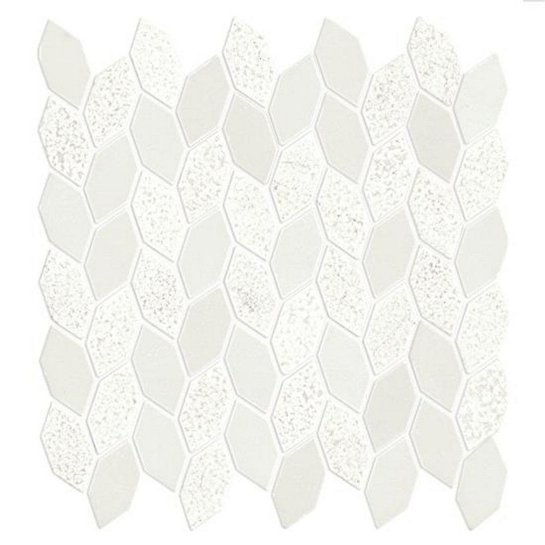 American Olean Candora 12" x 12" Natural Stone Linear Leaf Mosaic