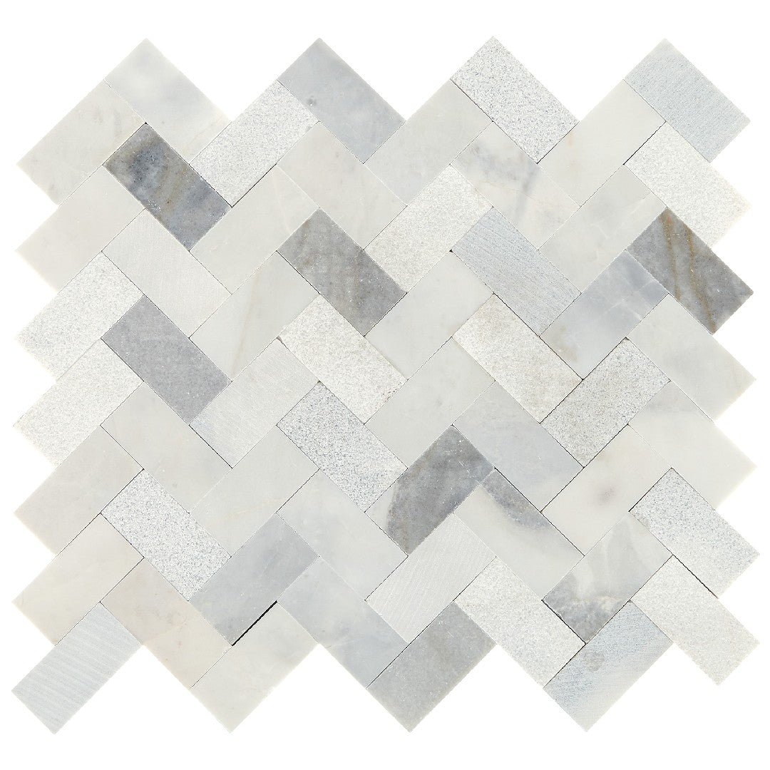 Daltile-Minute-Mosaix-11-x-12-Natural-Stone-1x2-Herringbone-Mosaic-Daphne-White