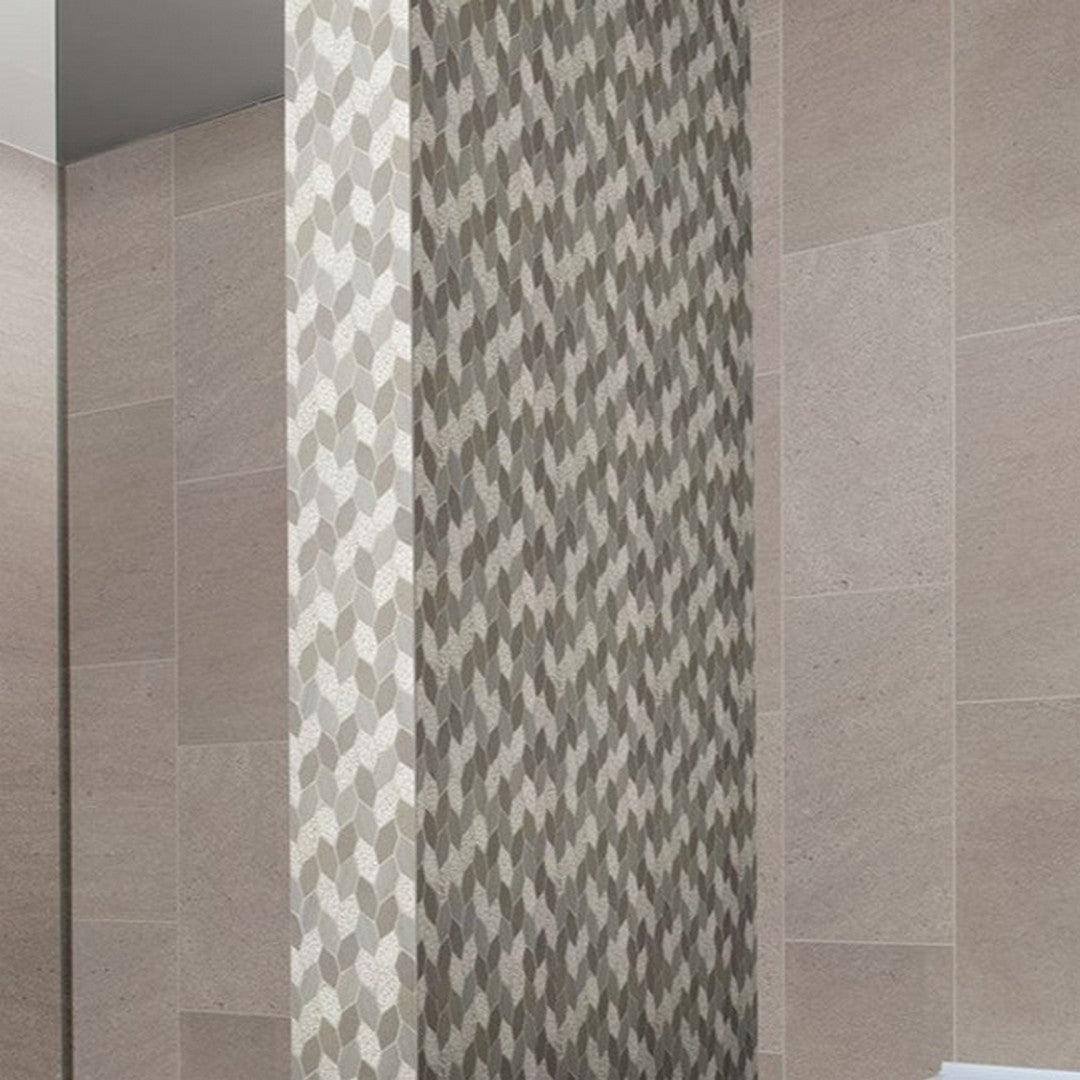 American-Olean-Candora-12-x-12-Natural-Stone-Linear-Leaf-Mosaic-Demure-Gray