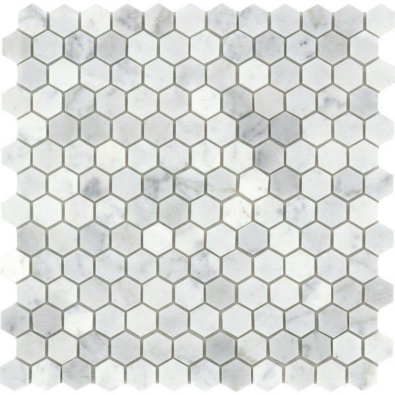 Emser 12" x 12" Gioia Hexagon Marble Mosaic