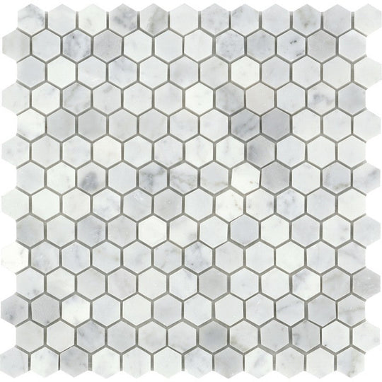 Emser 12" x 12" Gioia Hexagon Marble Mosaic