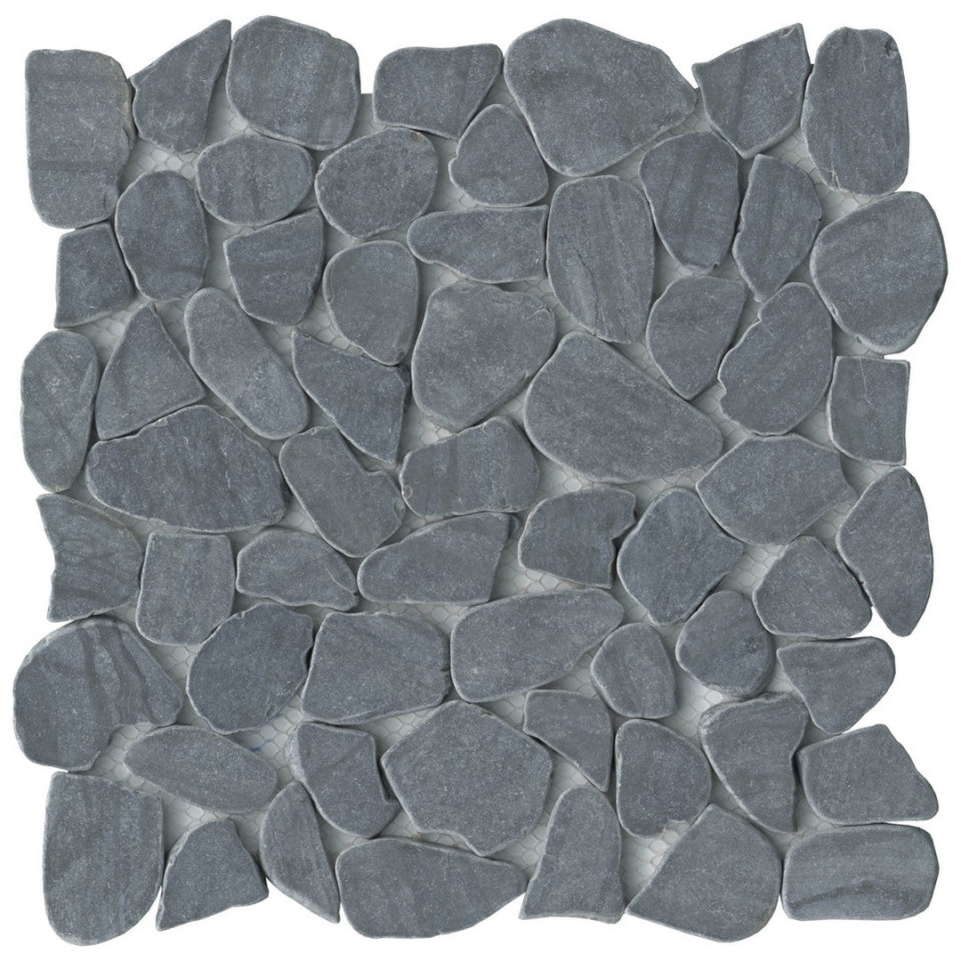 Emser Cultura 12" x 12" Natural Stone Marble Pebble Mosaic