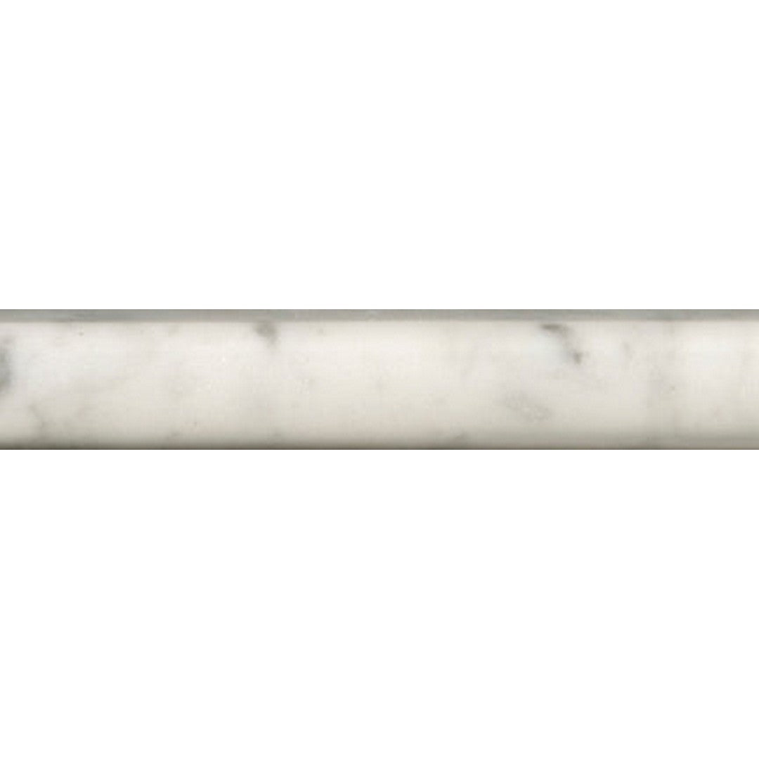 Emser 1" x 12" Marble Bianco Gioia Honed Marble Mini Cigaro