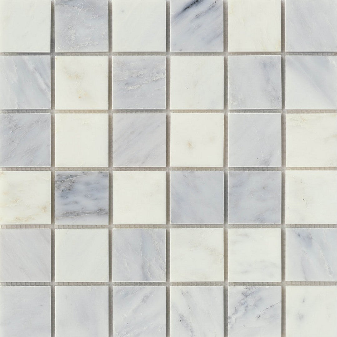 Emser 12" x 12" Winter Frost Polished Marble 2" Mosaic