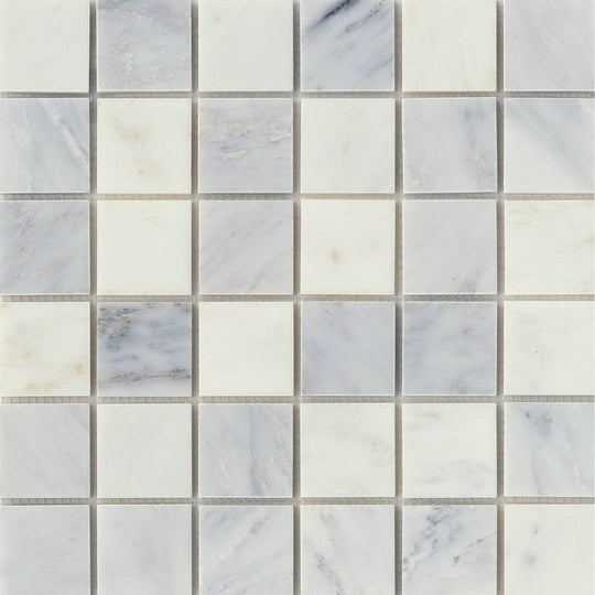 Emser 12" x 12" Winter Frost Polished Marble 2" Mosaic