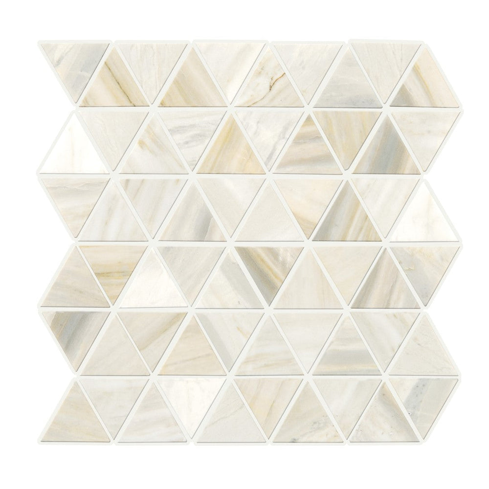 Daltile-Pietra-Divina-12-x-12-Rectified-Mixed-Natural-Stone-2-Triangle-Mosaic-Calacatta-Dolomiti