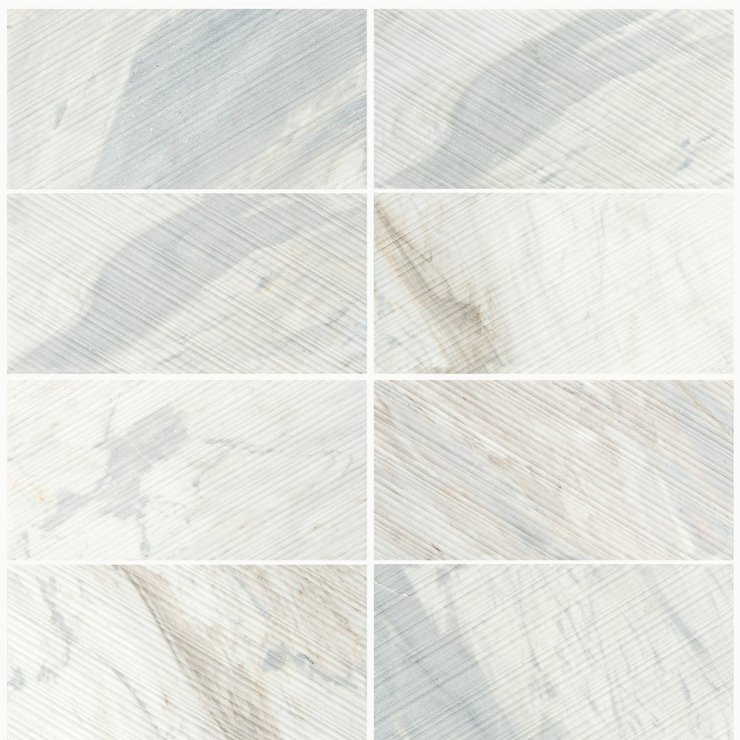 Daltile-Pietra-Divina-12-x-12-Rectified-Honed-Natural-Stone-6x12-Bamboo-Mosaic-Namaste