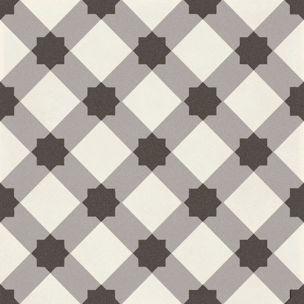 Marazzi D_Segni 8" x 8" Plaid Deco Square Matte Tile